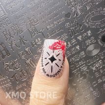 XMQ NAIL ART STEMPELPLATTEN PANDA TEMPLATES BUCHSTABEN BILDPLATENWERKZEUGE