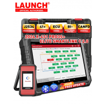 LAUNCH X431 PRO3S+ ELITE Advanced Programming TOOL J2534 CAN FD DOIP Online Coding All System car Diagnostic Tool Topology Map