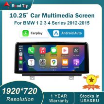 10.25'12.3' Bezprzewodowy ekran CarPlay Android Auto Multimedia Display dla BMW serii 1 2 3 4 F20 F21 F22 F30 F31 F32 F33