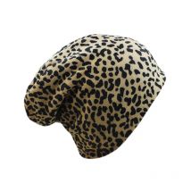 New Women Autumn Hat Warm Fashion Beanies For Lady Cotton Dot Leopard Print Brand Hats Double Used Adult Bonnet Dance Hats Sale