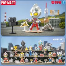 POP MART Ultraman Shooting Studio Series Mystery Box 1PC/9PCS POPMART Blind Box Figurka akcji