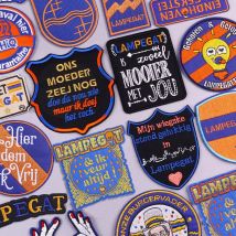 Niederlande Lampegat Stickerei Patch für Kleidung Emblem Karneval für Niederlande Eisen auf Patches für Jacken Hüte Nähen Applikation