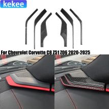 Per Chevrolet Corvette C8 Z51 Z06 2020-2025 In Fibra di Carbonio A-piro Audio Corno Decorazione Accessori Auto Copertura Interni adesivi