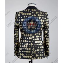 Designversion Hochzeitsanzüge für Männer Maßgeschneiderte Abschlussball-Blazer-Outfits 3-teilig ropa hombre Bräutigam-Smokings Schlanke trajes para hombre