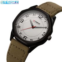 SYNOKE Männer Quarzuhr Mode Einfache Business Gürtel Quarzuhr Für Männer Uhr Student Armbanduhr Sport Nicht Mechanische