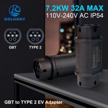 EV-Ladegerät-Konverter-Adapter GBT auf Typ 2 16 A 32 A zum EVSE-Laden GB auf IEC 62196 Typ 2 Standard-EV-Ladegerät-Adapter