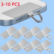 3/4/5/10Pcs Metall Telefon Lanyard Patch Clip Ultra Dünne Stahl Handy Ersatz Tether Tab für universal Telefon Fall