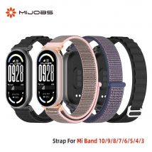 Armband für Mi Band 10 Nylonband für Mi Band 8 9 Armband für Mi Band 9 atmungsaktives Handgelenkband für Mi Band 10 Zubehör