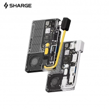 SHARGE Disk Pro Extreme Portable SSD mit bis zu 1050 MB/s USB 3.2 Gen 2x2 4-Port-Hub mit HDMI 2.1 Magnetischer externer Solid-State-Laufwerk