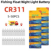 5-50PCS CR311 Leucht Batterie Angeln Float Nacht Angeln Zubehör Elektronische Schwimmt Batterien CR311