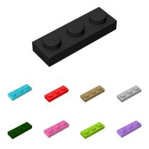 10PCS MOC Puzzle Particle 3623 Plate 1x3 Building Blocks Kit Board Light Panel Bricks Toys Children Birthday Gifts Dropshipping