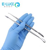 1pc Zahns patel Misch messer Edelstahl Wachs schnitzer doppel endige Verbunds chaufel Skulptur Zahnarzt Füll instrument