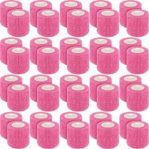 48/24/12/6/3 Pink Tattoo Grip Bandage Cover Wraps Tapes Nonwoven Waterproof Self Adhesive Finger Protection Tattoo Accessories