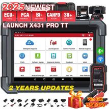 LAUNCH X431 PRO TT 8-calowe narzędzie diagnostyczne do samochodów DBSCar VII Złącze 37+ Resetowanie dwukierunkowego ECU Kodowanie online Klucz CANFD IMMO FCA SGW