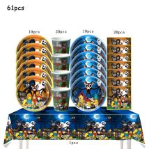 Hot Roblox 99 Nights In The Forest Birthday Party Decor Set Game Balloons Tableware Tablecloth Cup Kids Boy Party Supplies Gifts