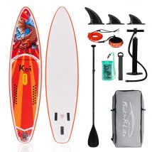 FunWater-tabla inflable de Stand Up Paddle, tabla de Paddling, tabla de Surf Sup, tabla de Paddle antideslizante para deportes acuáticos de 320-385CM
