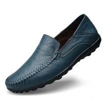 Mode Leder Männer Casual Schuhe Luxus Marke Formale Männer Loafer Mokassins Italienische Atmungsaktive Slip auf Männliche Boot Schuhe Größe 37-47