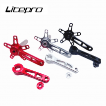 Litepro aleación de aluminio 110BCD manivela integrada hueca 130MM 5 garras ruedas de cadena para niños bicicleta plegable plato ligero