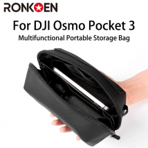 Ronkoen Borsa portaoggetti portatile multifunzionale per Dji Pocket 3 Borsa da trasporto Scatola di immagazzinaggio impermeabile per accessori Dji Pocket 3