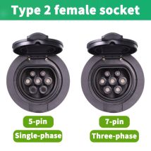 WUFEN IEC 62196-2 Type 2 Female Socket 16A 32A 1/3-Phase EV Type2 Socket For Europe Professional EV Charging Station Company