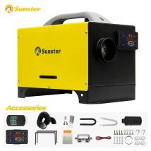 Przenośny, uniwersalny ogrzewacz powietrza na olej napędowy 8kW 12V/24V z wyświetlaczem LCD, ogrzewacz samochodowy z mocowaniem dolnym do kampera, przyczepy kempingowej, namiotu.