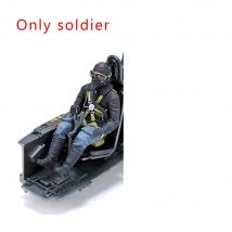 1/32 Forward Facing Pilot, Pilot, Aeropilot, Resin-Modellfigur, Soldat, Militärthema, unmontierter und unbemalter Bausatz
