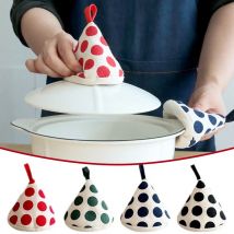 Nette Topf Deckel Griff Anti-Verbrühungen Topf Abdeckung Hut Baumwolle Wärmedämmung Nicht-slip Handschuh für Ofen Topf Griff küche Liefert