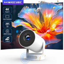 Projektor Magcubic 4K Wifi6 Android11 ​​260 ANSI podwójne WIFI Allwinner H713 BT5.0 1280*720P kino