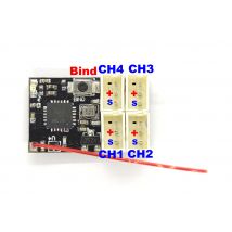 DasMikro Racing FHSS 4CH Nano-Empfänger für KO PROPO Sender kompatibel