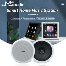 Intelligenter Bluetooth-WLAN-Wandverstärker, Android 10 Ampere, Heimkino-Soundsystem mit 8-Zoll-Stereo-Deckenlautsprecher für Wohngebäude