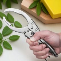 1PC resistenza industriale impugnatura di bloccaggio chiave per filtro olio strumento morsa sicura che tiene pinze di presa versatili