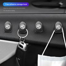 car Interior Mini Metal Hooks Randomly Paste Storage Hook For MG 4 5 6 7 Cyberster ES5 ONE MG5 Scorpio ZS HS MARVEL-R Hector MG3
