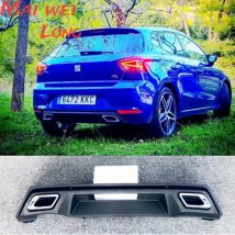 Heckstoßstangen-Diffusorlippe, unterer Spoiler, passend für SEAT Ibiza MK5 6F 2017–2021, hinterer Lippen-Spoiler, unterer Stoßstangen-Spoiler