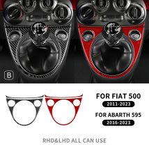 Soft Carbon Fiber For Fiat 500 2011 2012-2023 For Abarth 595 2016 2017 2018 2019 2020 2021 2022 2023 Abarth 695 2017-2023 Manual