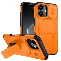 Shockproof Foldable Magnetic Stand Phone Case For iPhone 17 16 15 14 13 12 11 Pro Max Air 16E Full Body Lens Protection Cover