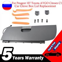 Für Peugeot 2005 Toyota Aygo Citroen C1 2013-2017 grau Auto Handschuh fach Deckel Ersatz für Linkslenker Fahrzeuge Autozubehör