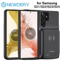 4700 mAh Externe Batterie Ladegerät Fall Für Samsung Galaxy S22 S23 S24 Ultra S25 S20FE S21FE Drahtlose Lade Power Fall