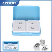 200PCS/80PCS AZDENT 1st /2nd Molare Incollabile Monoblocco Non Convertibile Singolo Roth/MBT 0.018/0.022 Tubo Buccale