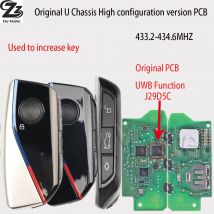 Zz OEM U Chassis PCB IYZBK1 433MHZ UWB J29D5C 49CHIP  Car Remote Key For BMW1 2 X1 X2 IX1 1X2 U06 U10 U11 U12  MINI Countryman