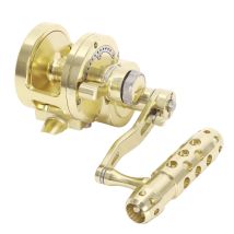JIGGING BIG GAME mulinello da pesca in acqua salata lavorato a CNC a 2 velocità 44LBS leva DRAG DEEP SEA BOAT traina rapporto di trasmissione 4.5:1/2.