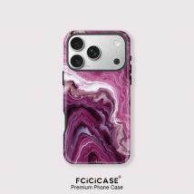 Fcicicase 2 in 1 Magnetic Phone Case for iPhone 16 15 14 12 13 17 Pro Max 15 Plus 11 For MagSafe Painting For Magsafe Capa