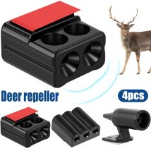 4Pcs Auto Deer Warnung Pfeifen Gerät Deer Abwehr Pfeifen Physikalische Ultraschall Mini Auto Pfeife Wasserdicht Sparen Deer Pfeife
