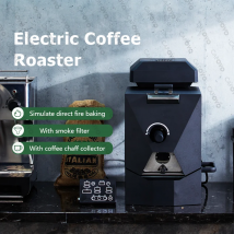 CAFOVO RE-1 Torrefazione elettrica per chicchi di caffè Torrefazione commerciale Macchina per torrefazione automatica con 3 curve di cottura Essiccatore per cereali 110-220V