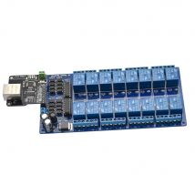 Ethernet-Steuer modul LAN WAN Netzwerk Webserver RJ45-Port 16-Kanal-Relais ist Ethernet-Controller-Karte RJ45-Schnittstelle