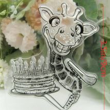 CustomTransparent Silicone Rubber Stamp and Metal Die Sheet Cling, Clear Cake, DIY Scrapbooking, Cute Pattern, Photo Album