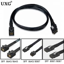 Mini sas 200 bis sff hd eingebautes server datenkabel mini-sas hd SFF-8643 daten server festplatten raid kabel 50cm cm cm