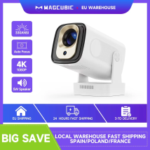 Magcubic HY310 Android 11-Projektor 4K Native 1080P Autofokus Native 330ANSI Dual Wifi BT5.4 Air Mouse Voice Home Outdoor Movie