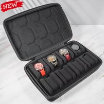 Organizzatore di scatole per orologi Custodia da viaggio per orologi Porta orologi portatile per orologi da polso e orologi intelligenti Uomo Donna Regalo