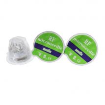 Disposable Consumables Green RF Microneedling Cartridge Gold Plated 10/25/64 Pins Nano For Fractional RF Accessory