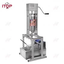 ITOP Heavy Duty 5L manueller spanischer Churros-Maker mit 6L elektrischem Fritteusengerät für Krapfen aus Edelstahl